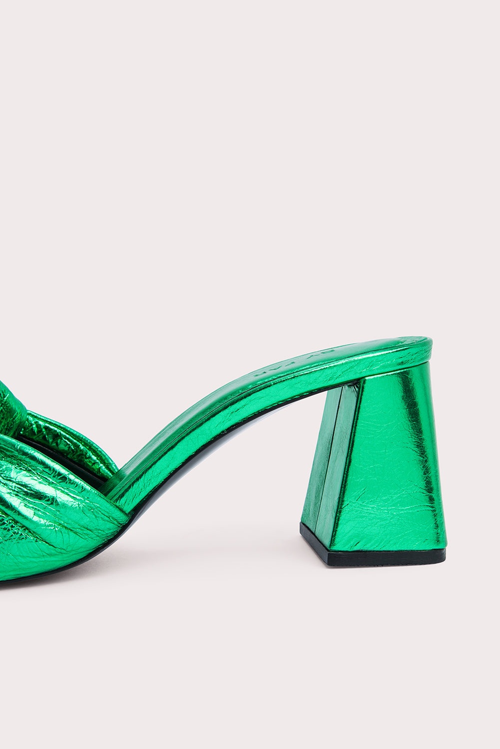 Lamar Clover Green Metallic Leather - 6