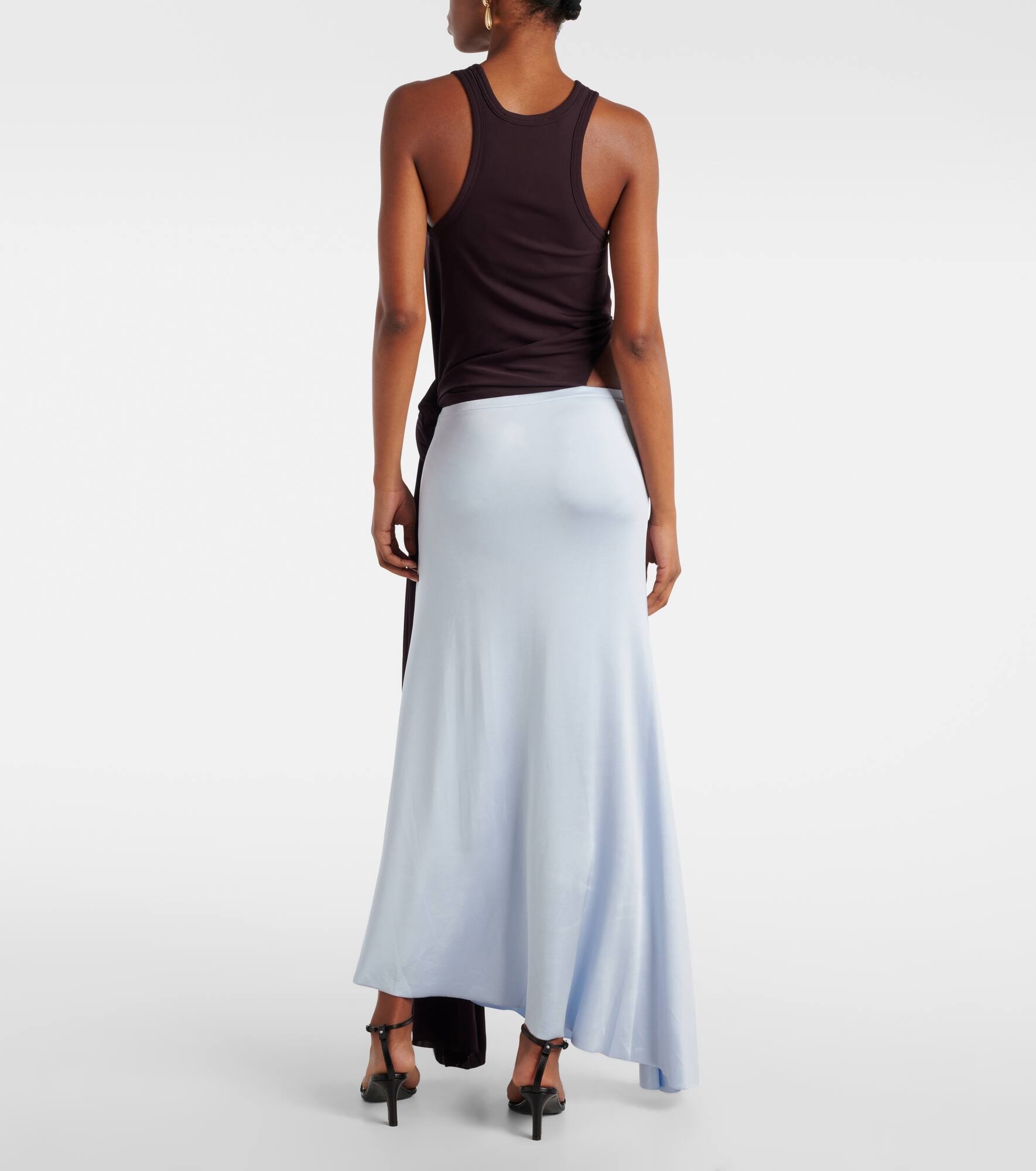 Cutout jersey midi dress - 3