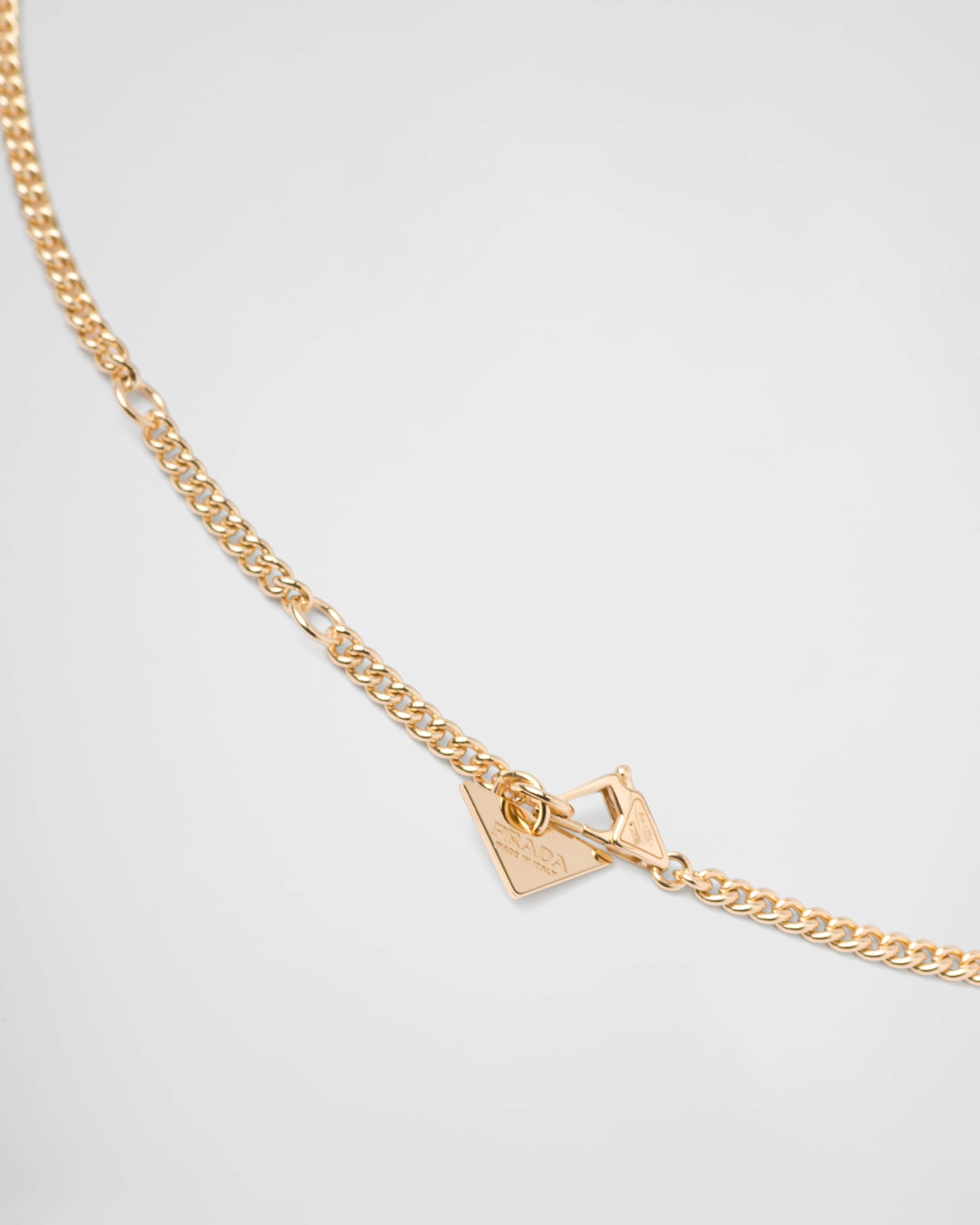 Eternal Gold pendant necklace in yellow gold with diamonds - 5