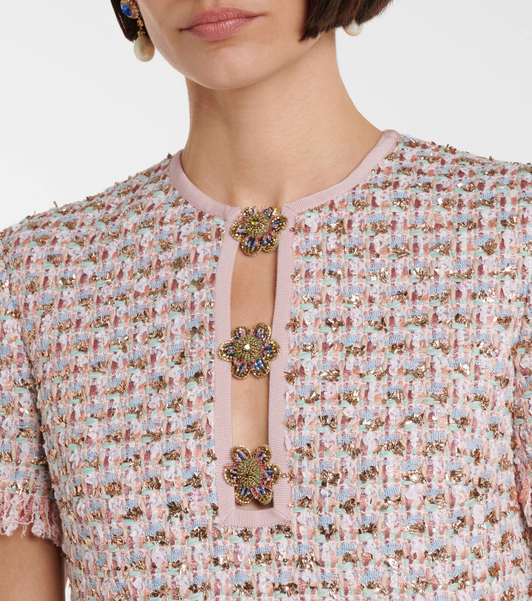 Embellished minidress - 4