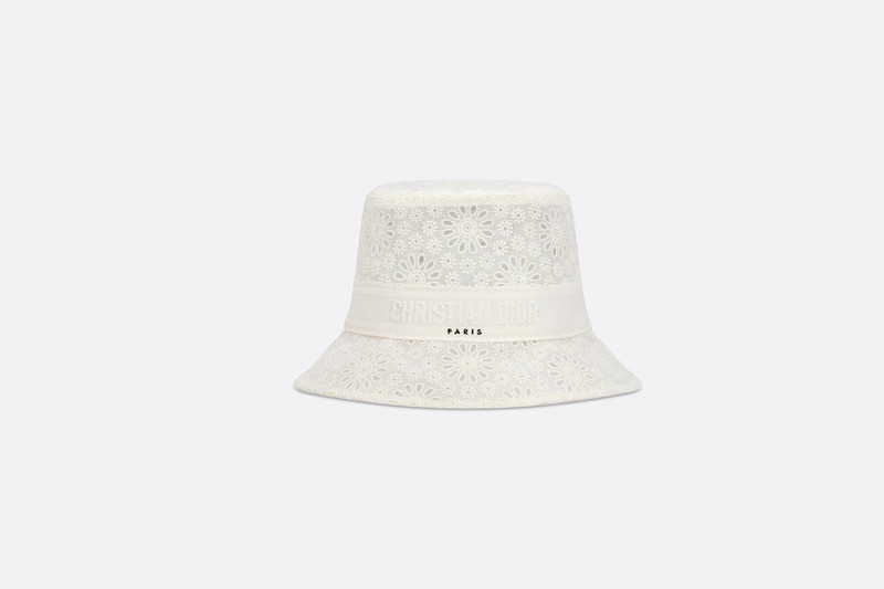 Dior D-Bobby Saint-Gall Small Brim Bucket Hat outlook