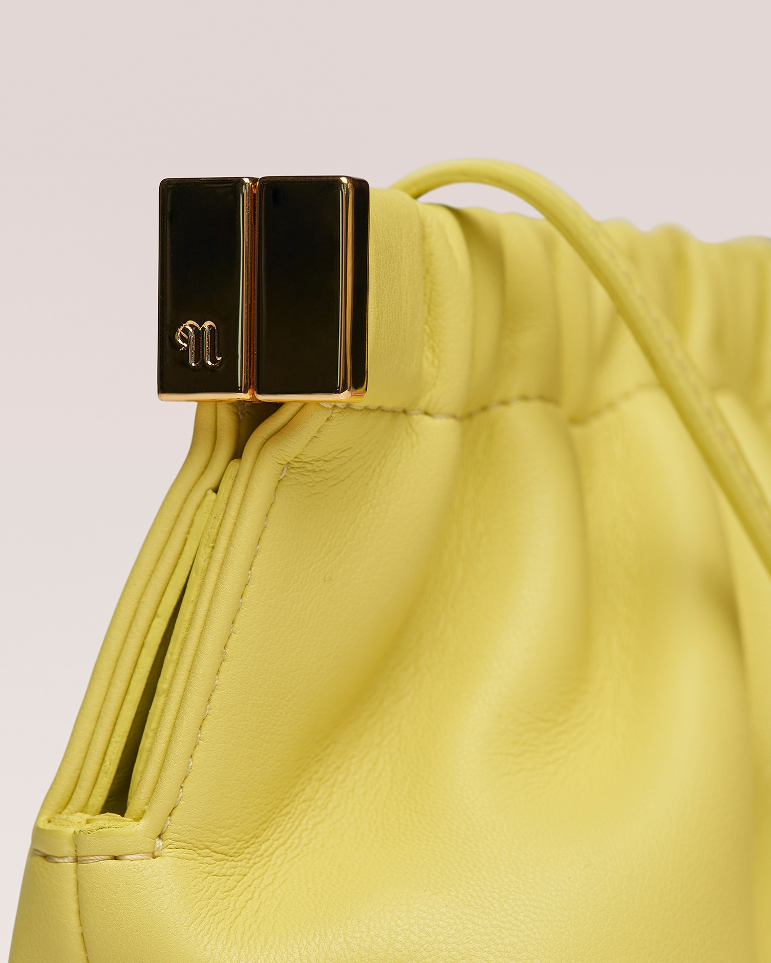 THE BAR CLUTCH MINI - Mini clutch bag - Yellow - 2