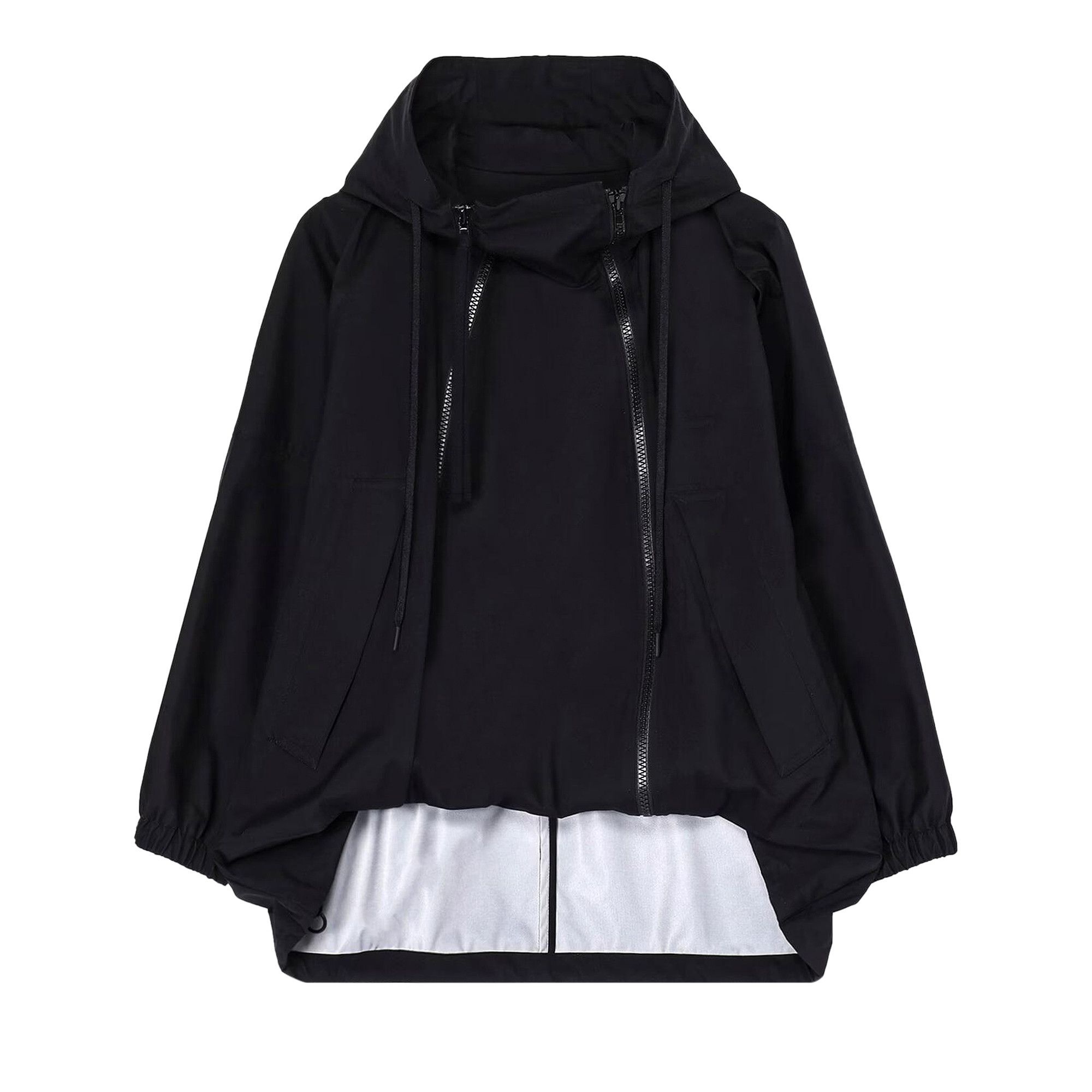 Yohji Yamamoto Regulation Double Zip Hoodie 'Black' - 3