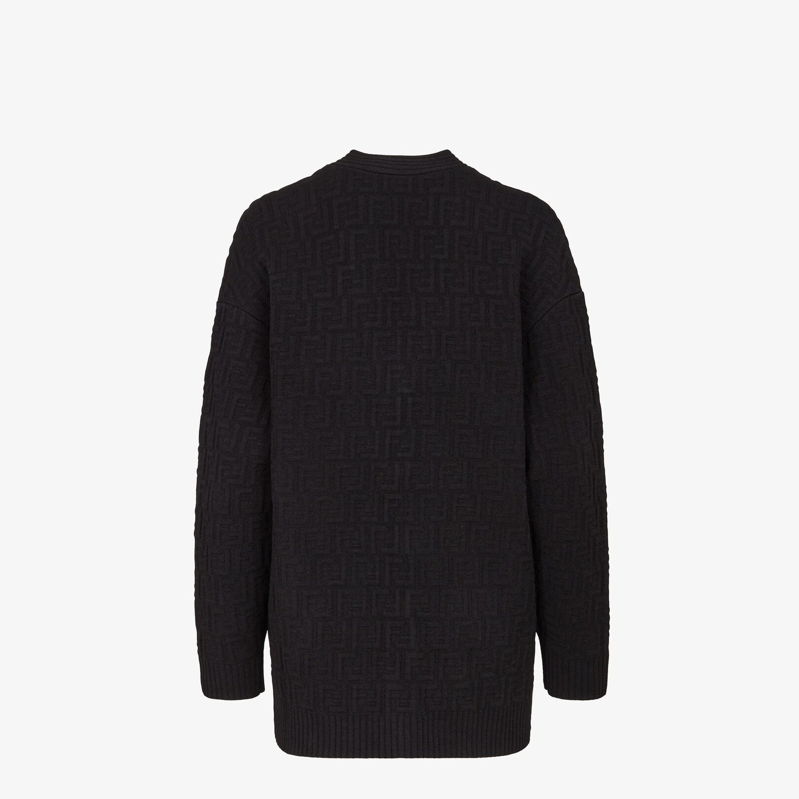 Black viscose cardigan - 2