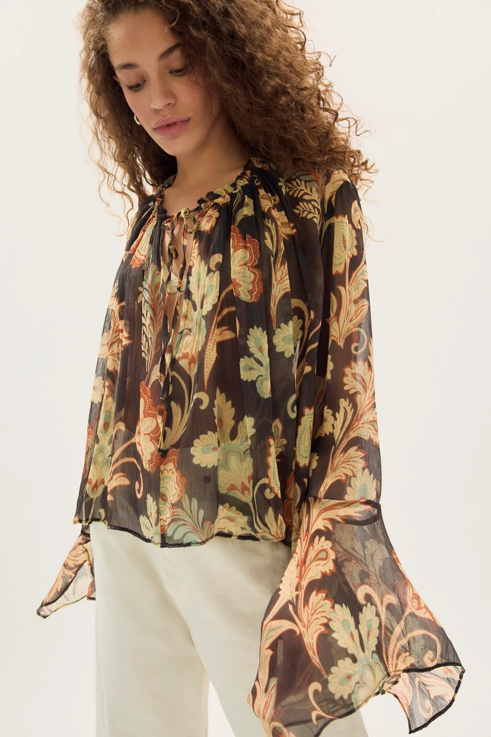Milo Printed Blouse - 1