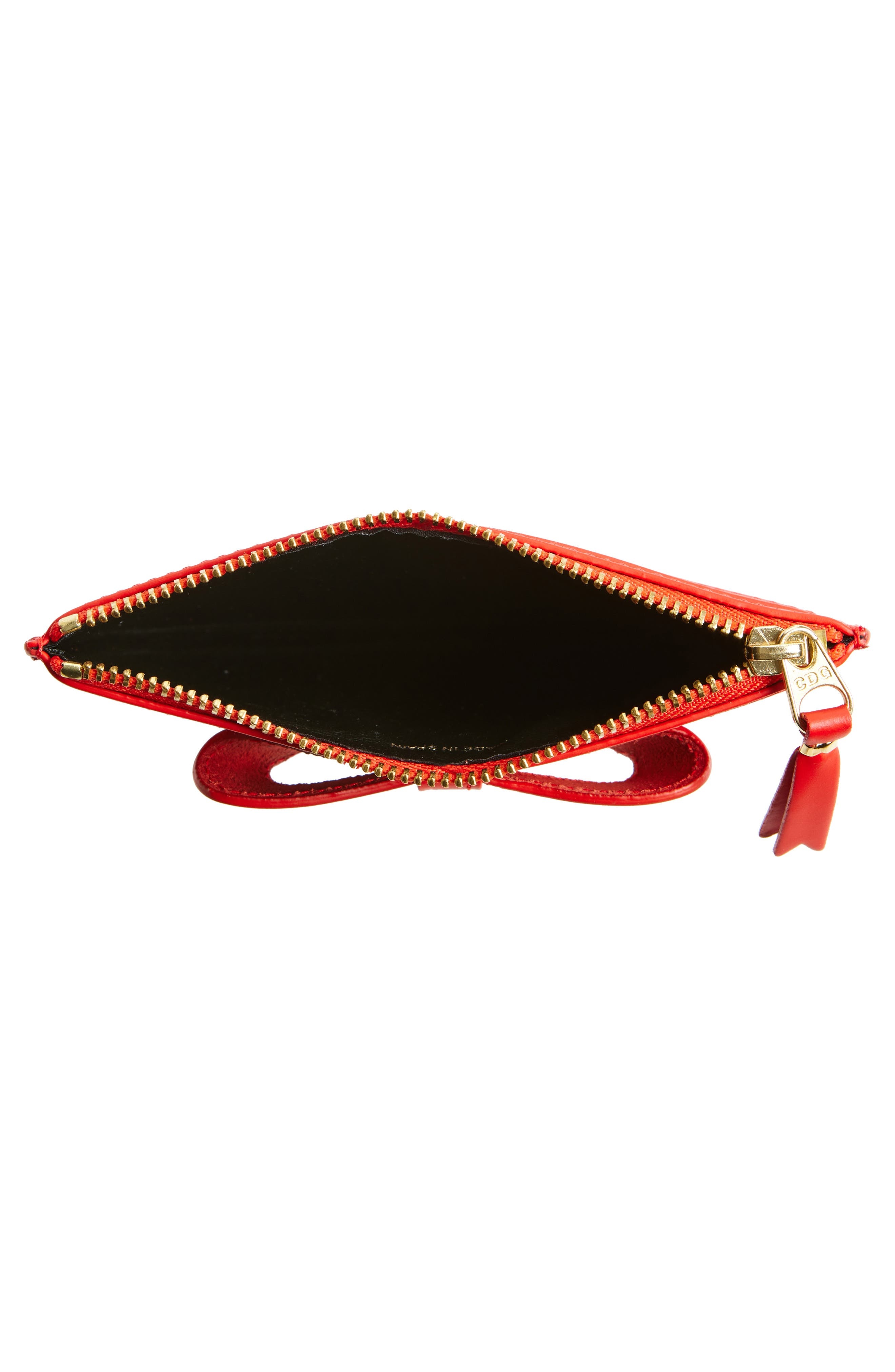 Comme des Garçons Wallets Big Bow Leather Coin Purse in Red at Nordstrom - 2