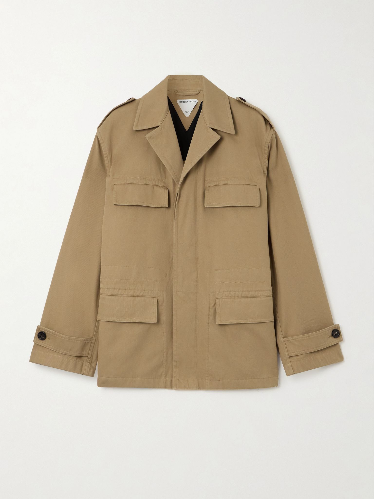 Cotton-drill jacket Beige - 1