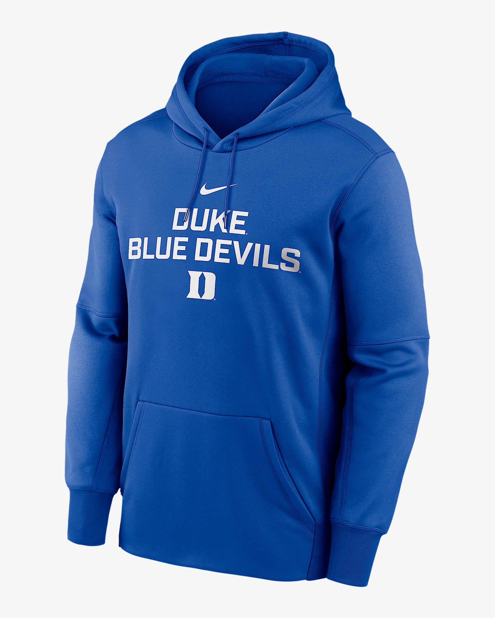 Duke Team Stacked Men’s Nike Therma College Pullover Hoodie - 1