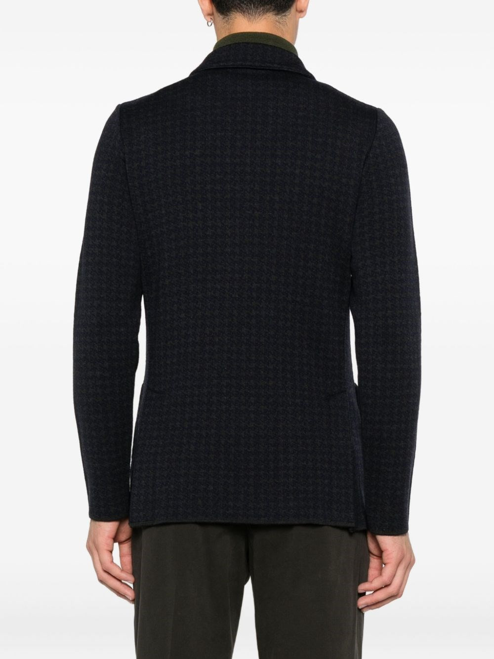Double-breasted jacket with houndstooth pattern - 2