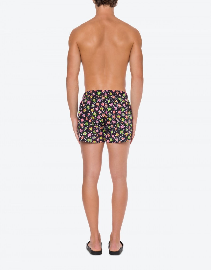 POLKA DOTS & HEARTS BEACH BOXER - 3