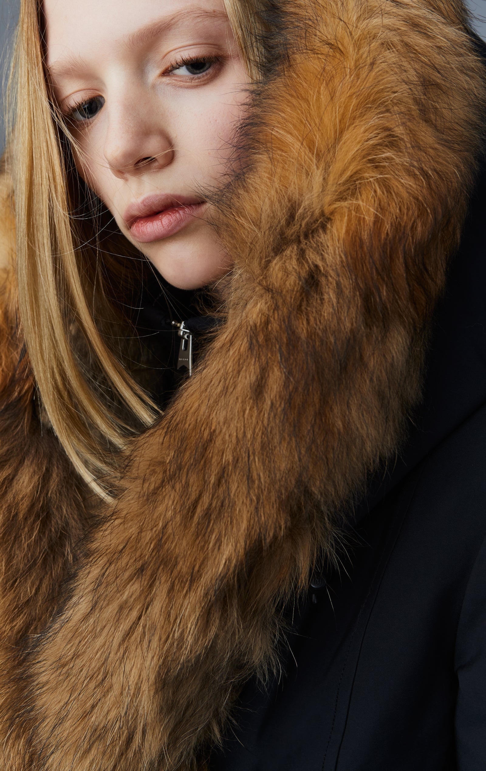 AKIVA down coat with Toscana fur trimmed hood - 8