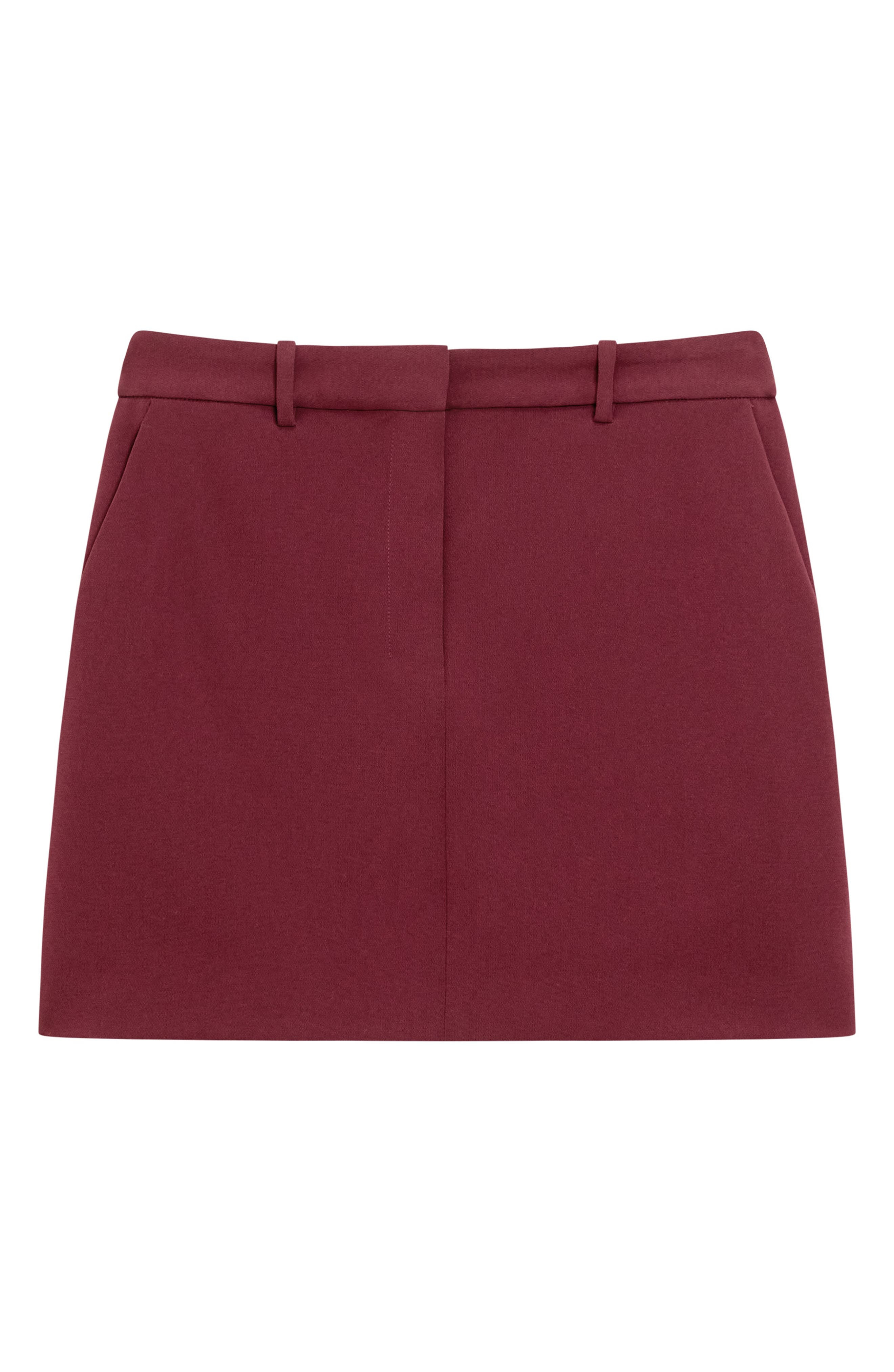 Theory Crepe Miniskirt in Grenache at Nordstrom - 5