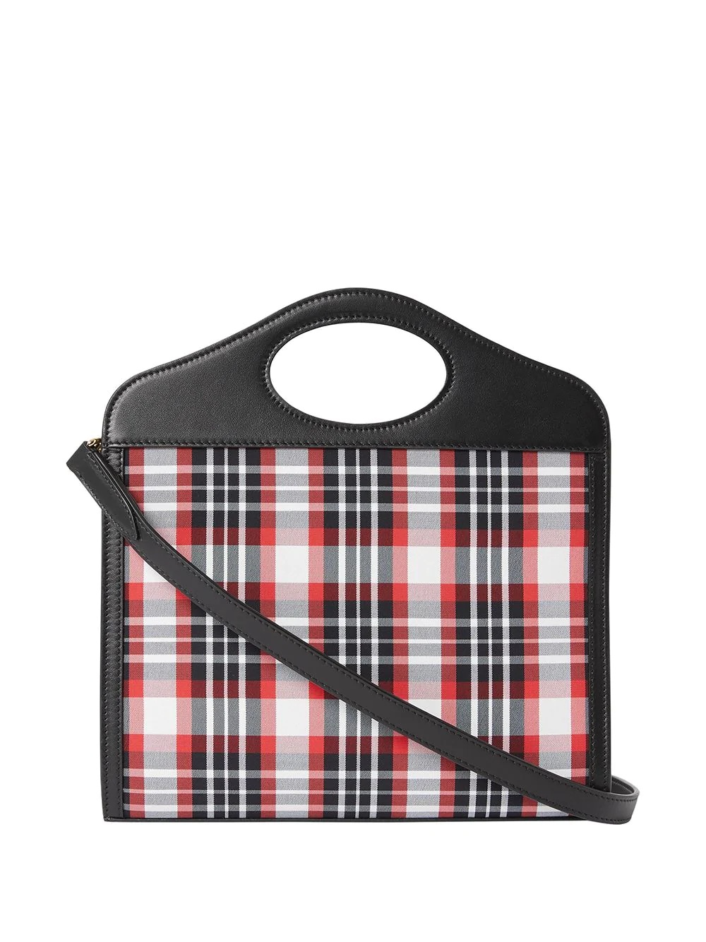 mini tartan tote bag - 3