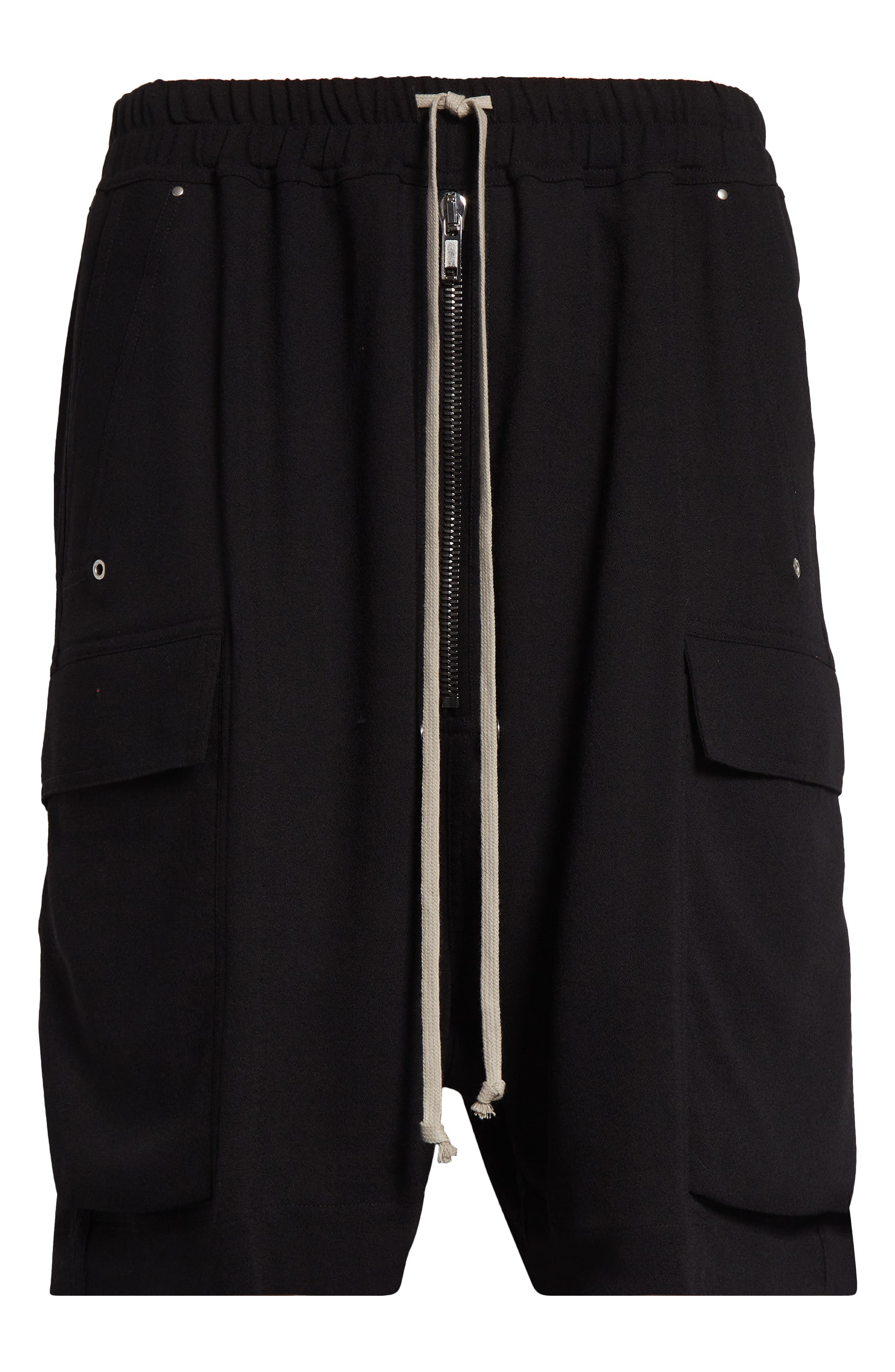 Rick Owens Cargobela Cargo Shorts in Black at Nordstrom - 5