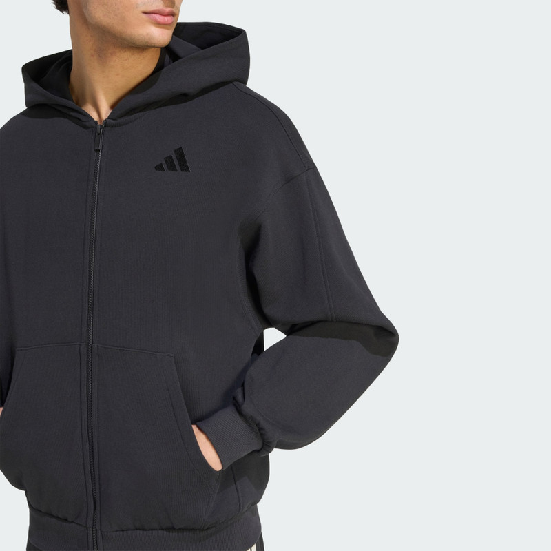 ADIDAS KIT SMALL LOGO FULL-ZIP HOODIE 6