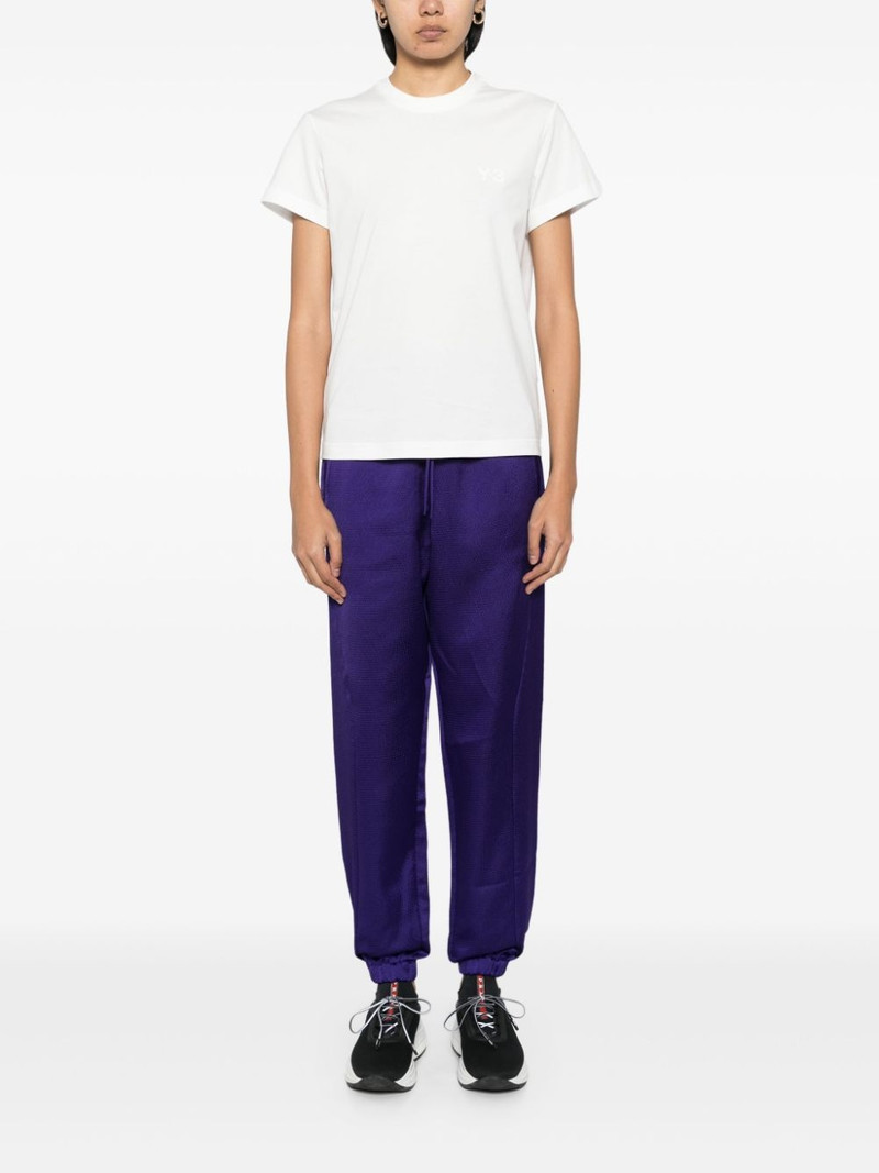 Y-3 logo-print cotton T-shirt outlook