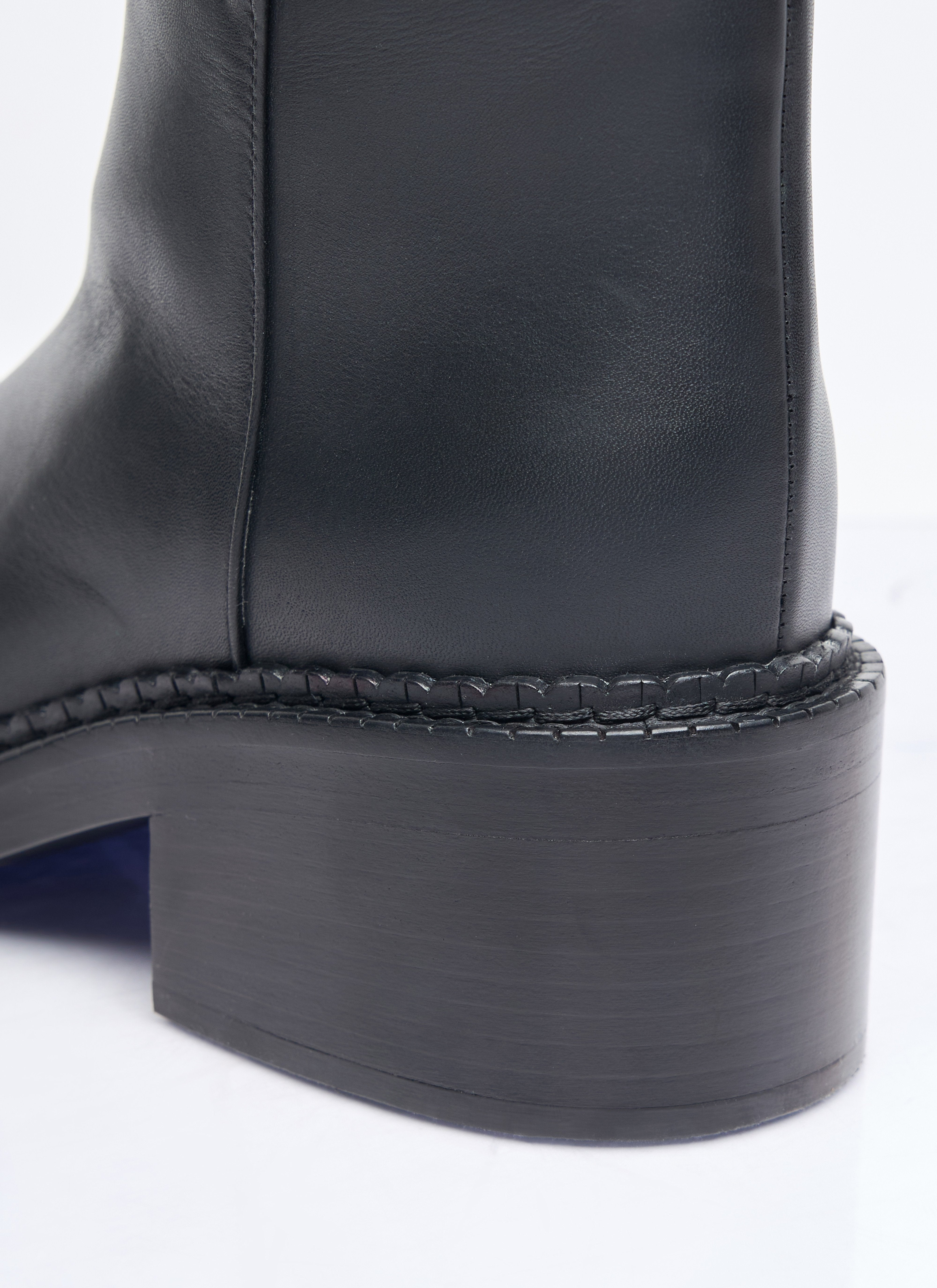 Prada Women Leather Knee-High Boots - 6