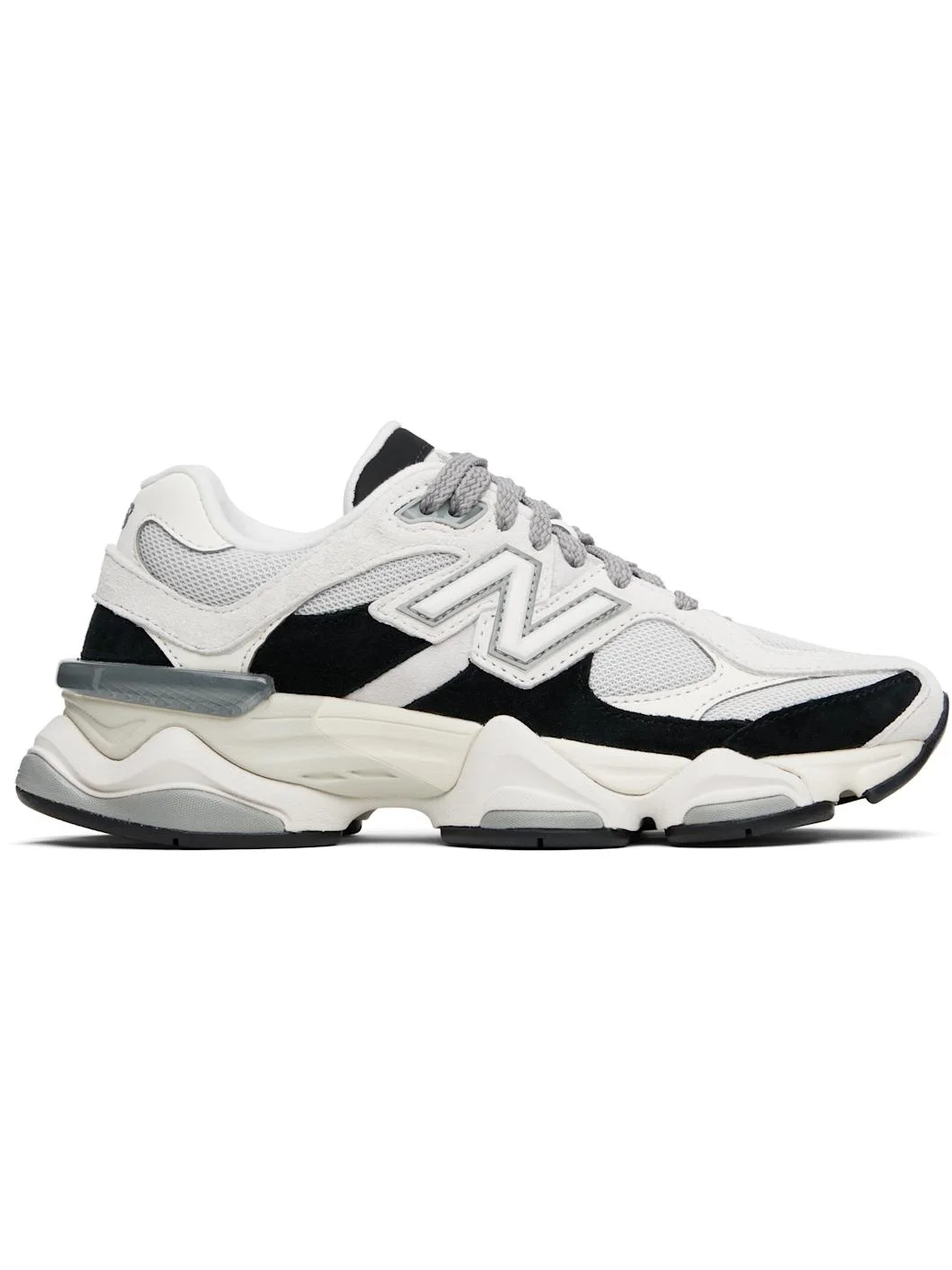 Off-White & Black 9060 Sneakers - 1