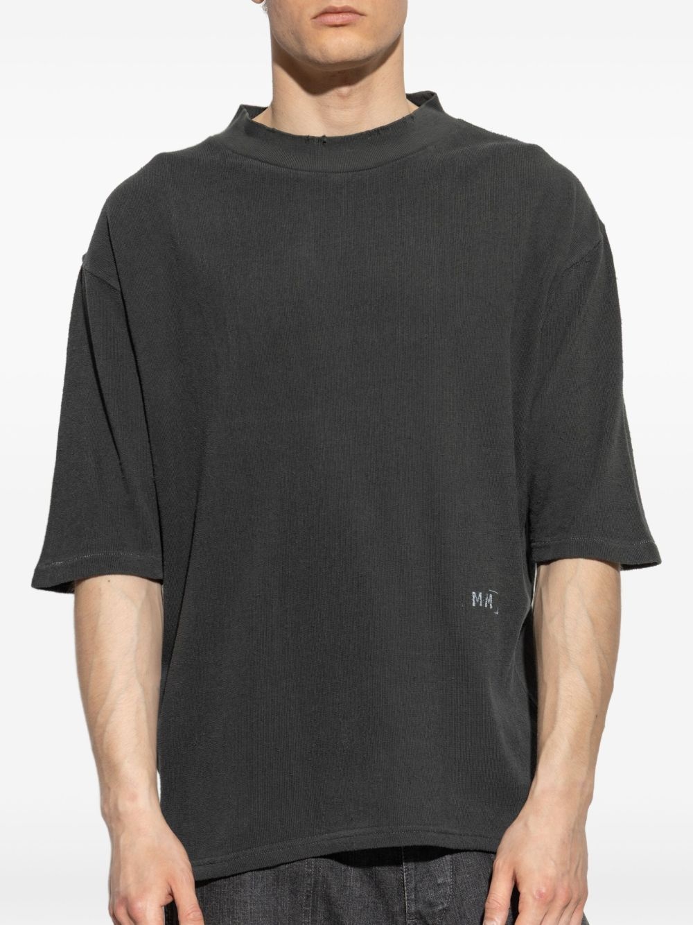 logo-print cotton t-shirt - 3