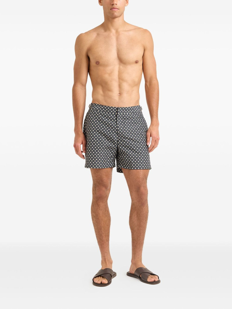 ORLEBAR BROWN Bulldog geometric-pattern swim shorts outlook