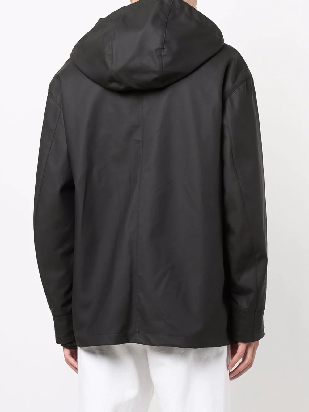 coated zip-front jacket - 4