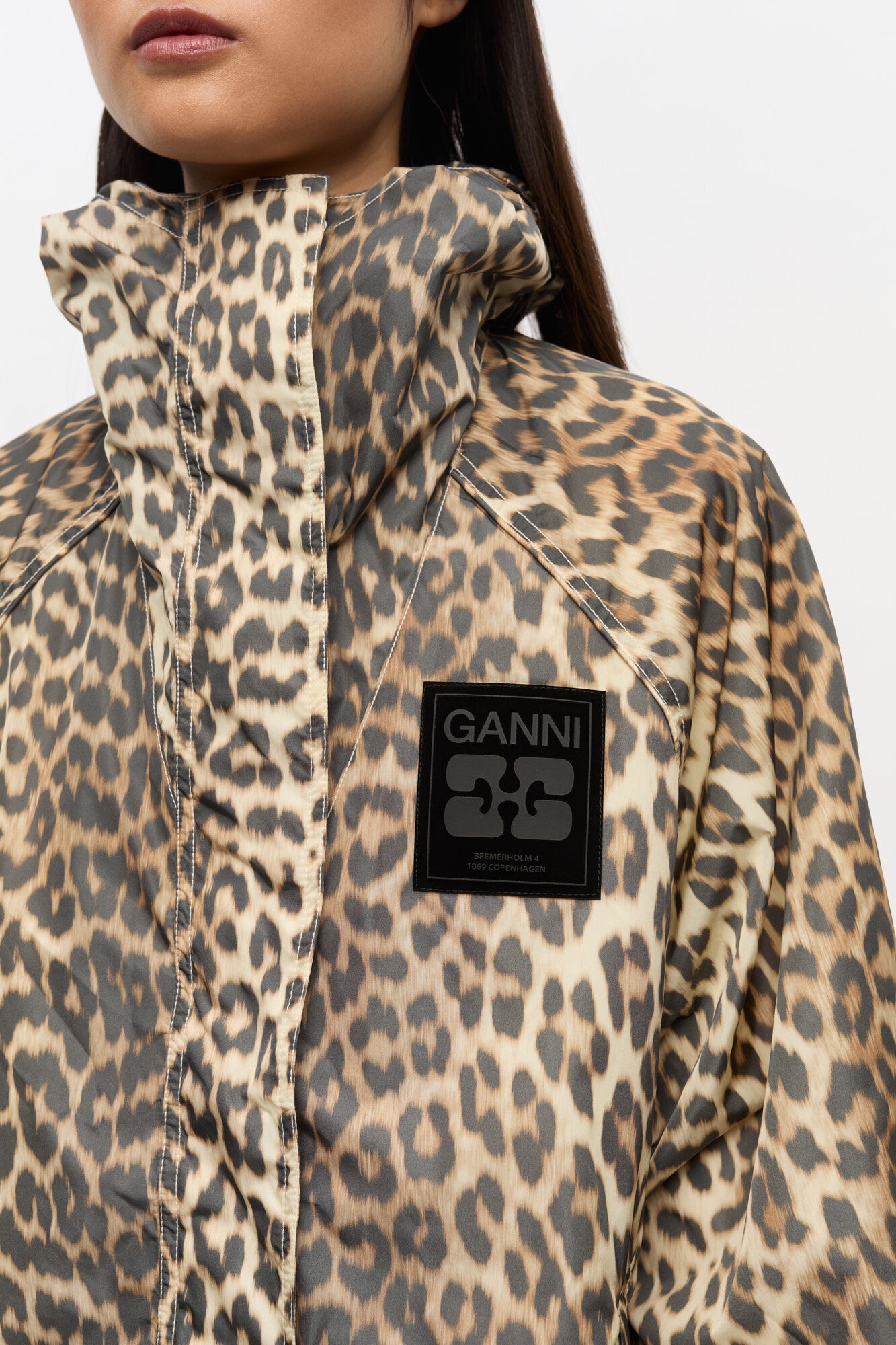 LEOPARD PRINT NYLON JACKET - 5