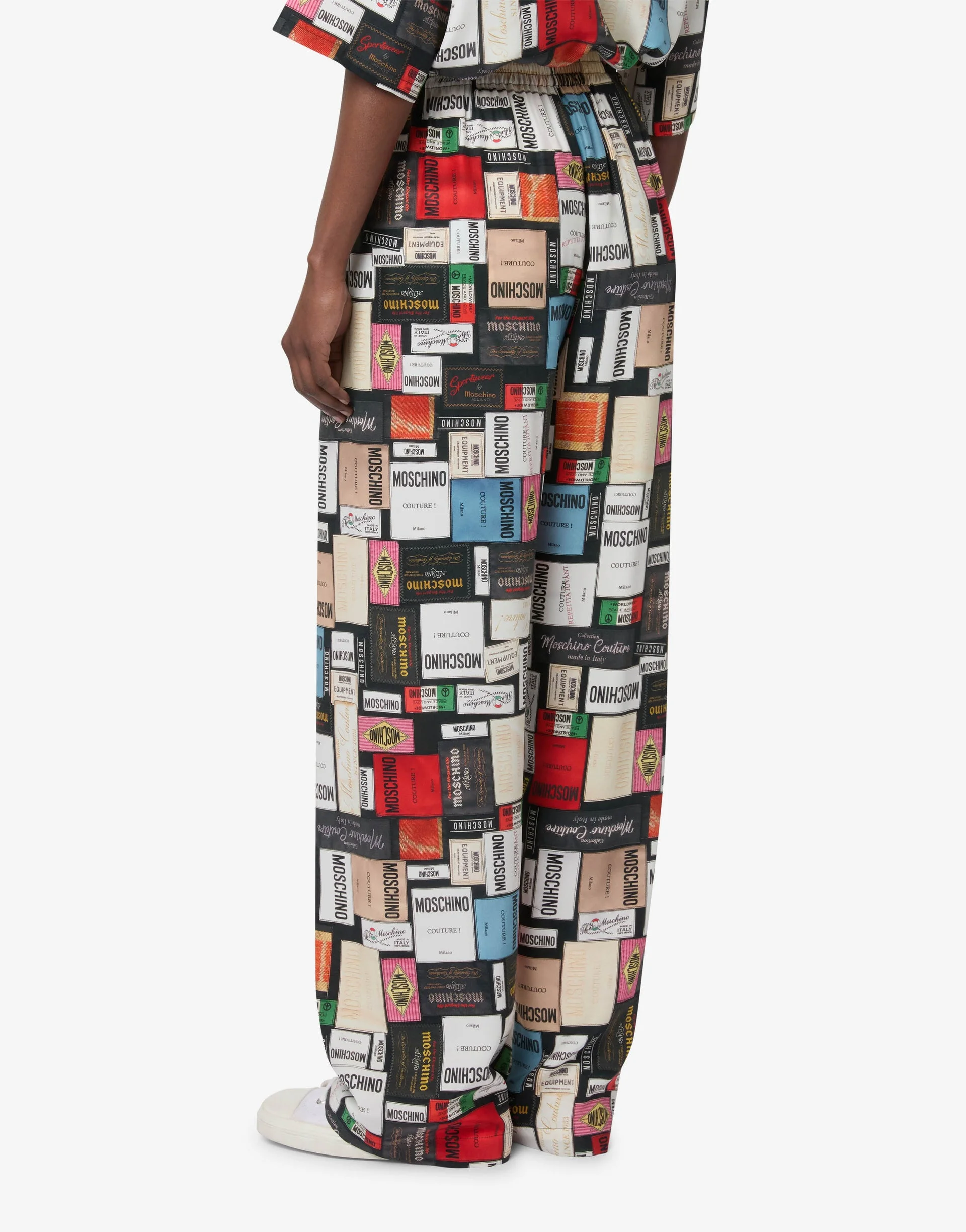 PRINTED SILK PANTS - 1