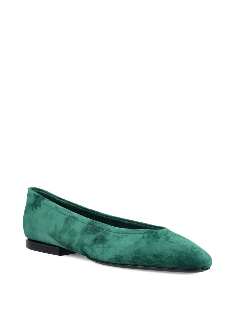 Loro Piana Primula leather ballerina flats outlook