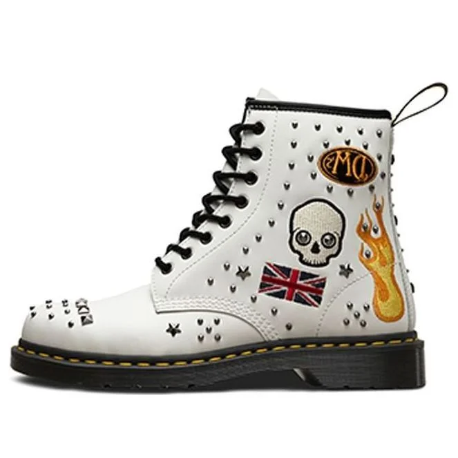 Dr. Martens 1460 Classic 8 High Top Martin boots Unisex White 24207100 - 1