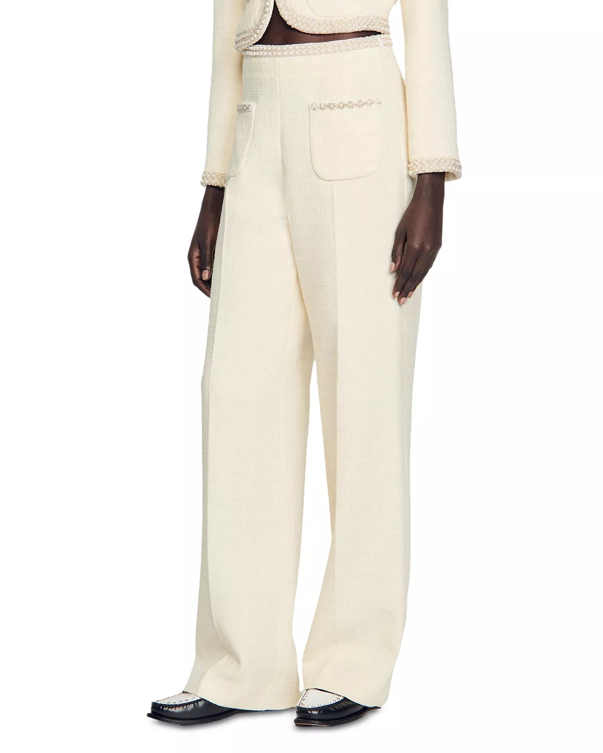 Vaye Tweed Flare Pants - 1