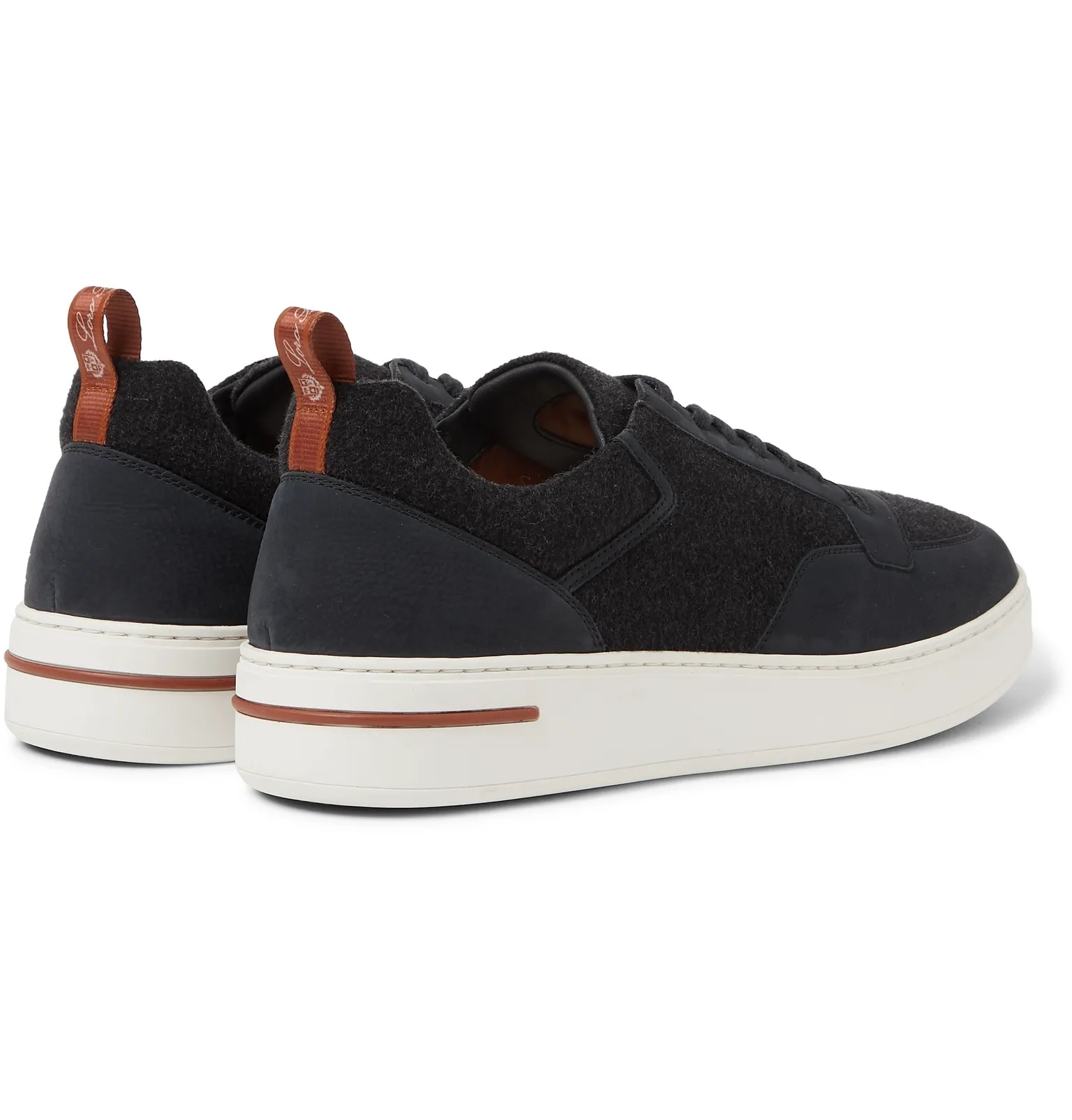 Newport Walk Nubuck and Cashmere Sneakers - 5