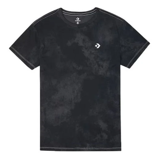 (WMNS) Converse Washed Retro Casual Short Sleeve Black 10021466-A01 - 1