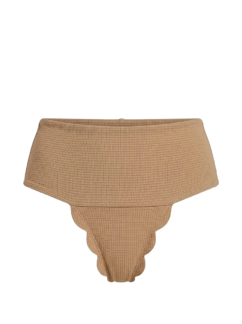 Santa Clara scallop-hem bikini bottoms - 1