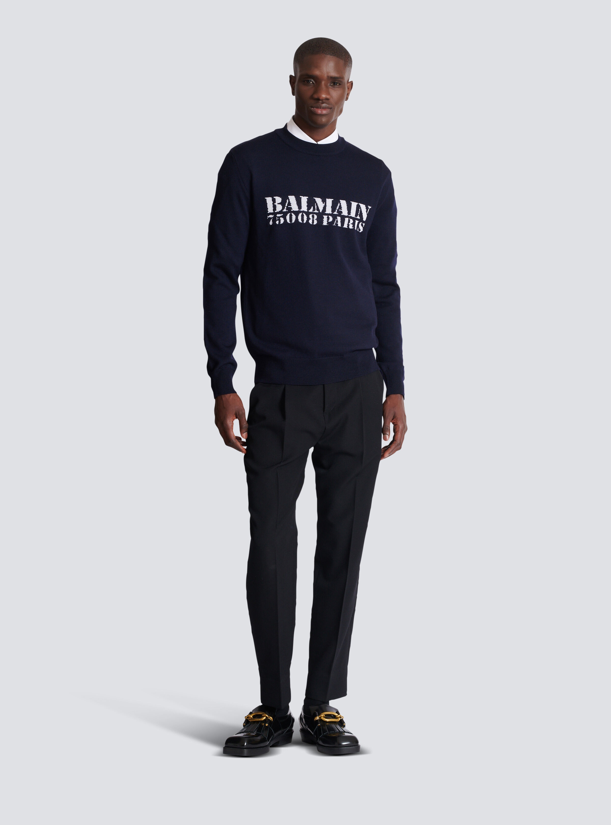 Balmain Stamp merino wool jumper - 2