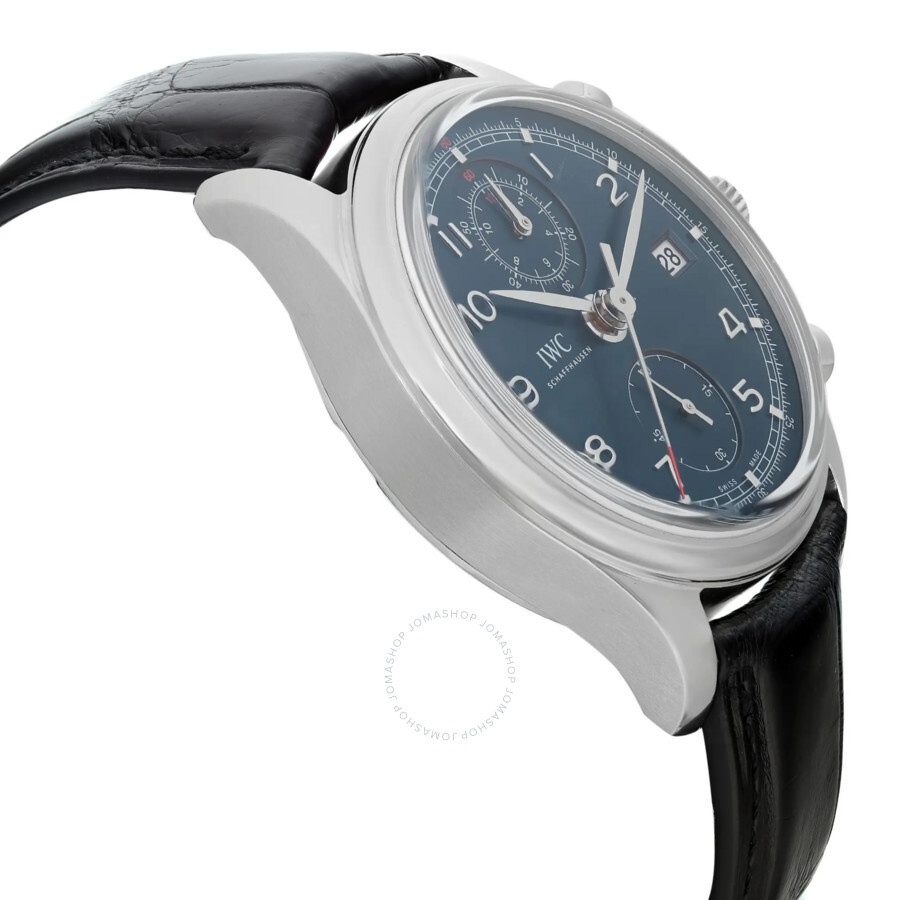 Pre-owned IWC Classic Edition Laureus Chronograph Blue Dial Men's Watch IW390406 - 4