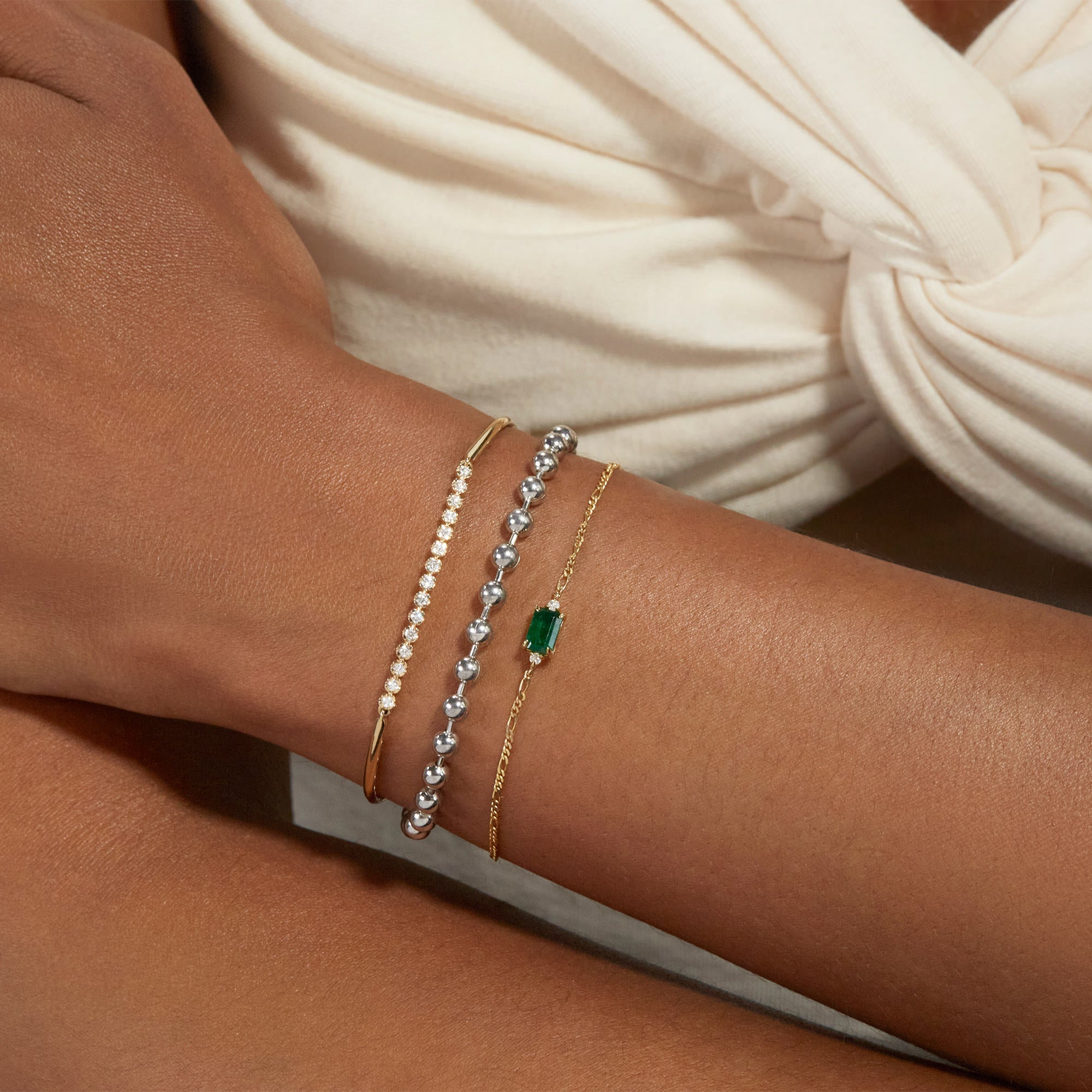 Bold Bead Chain Bracelet - 4