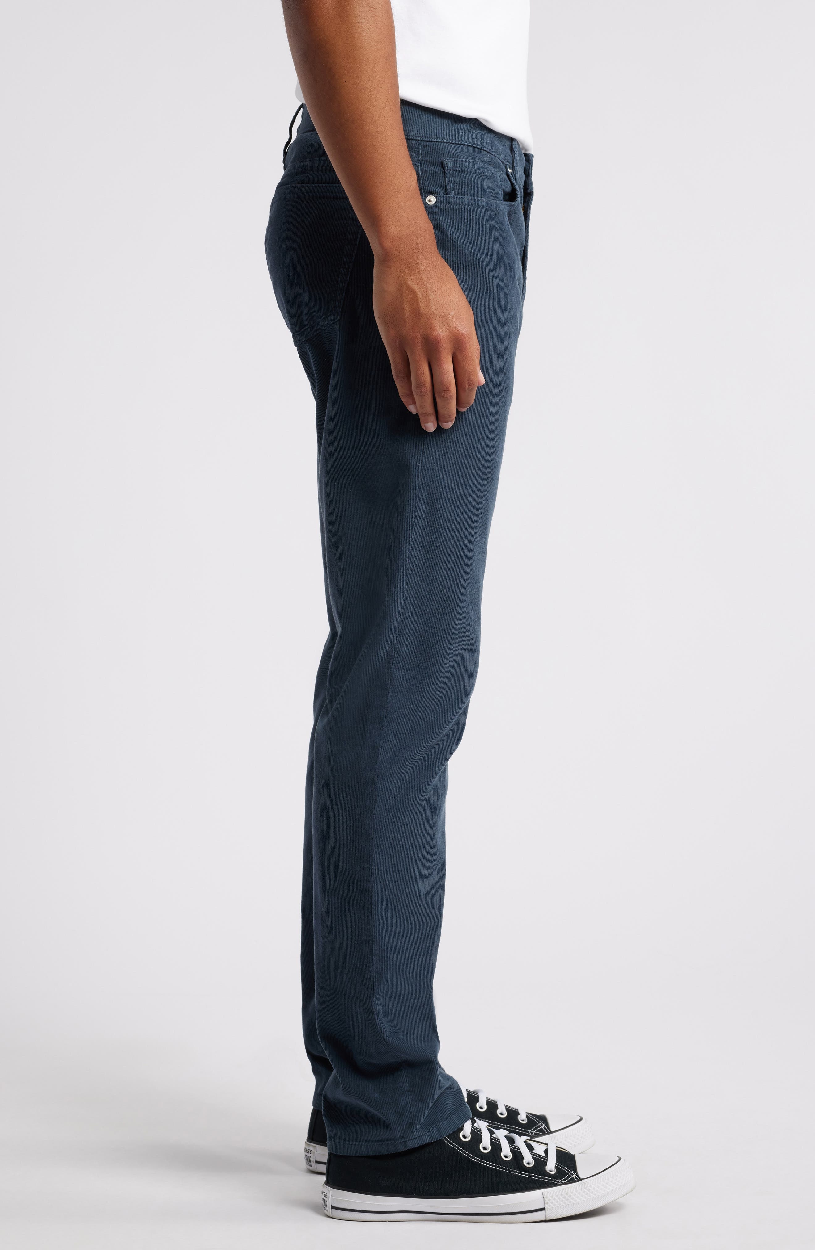 FRAME L'Homme Corduroy Slim Jeans in Slate Blue at Nordstrom - 3