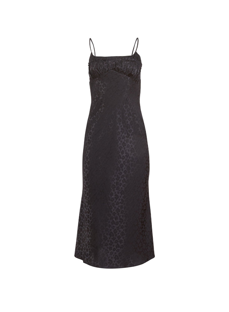 Pansy Jacquard Ruched Bust Dress 1