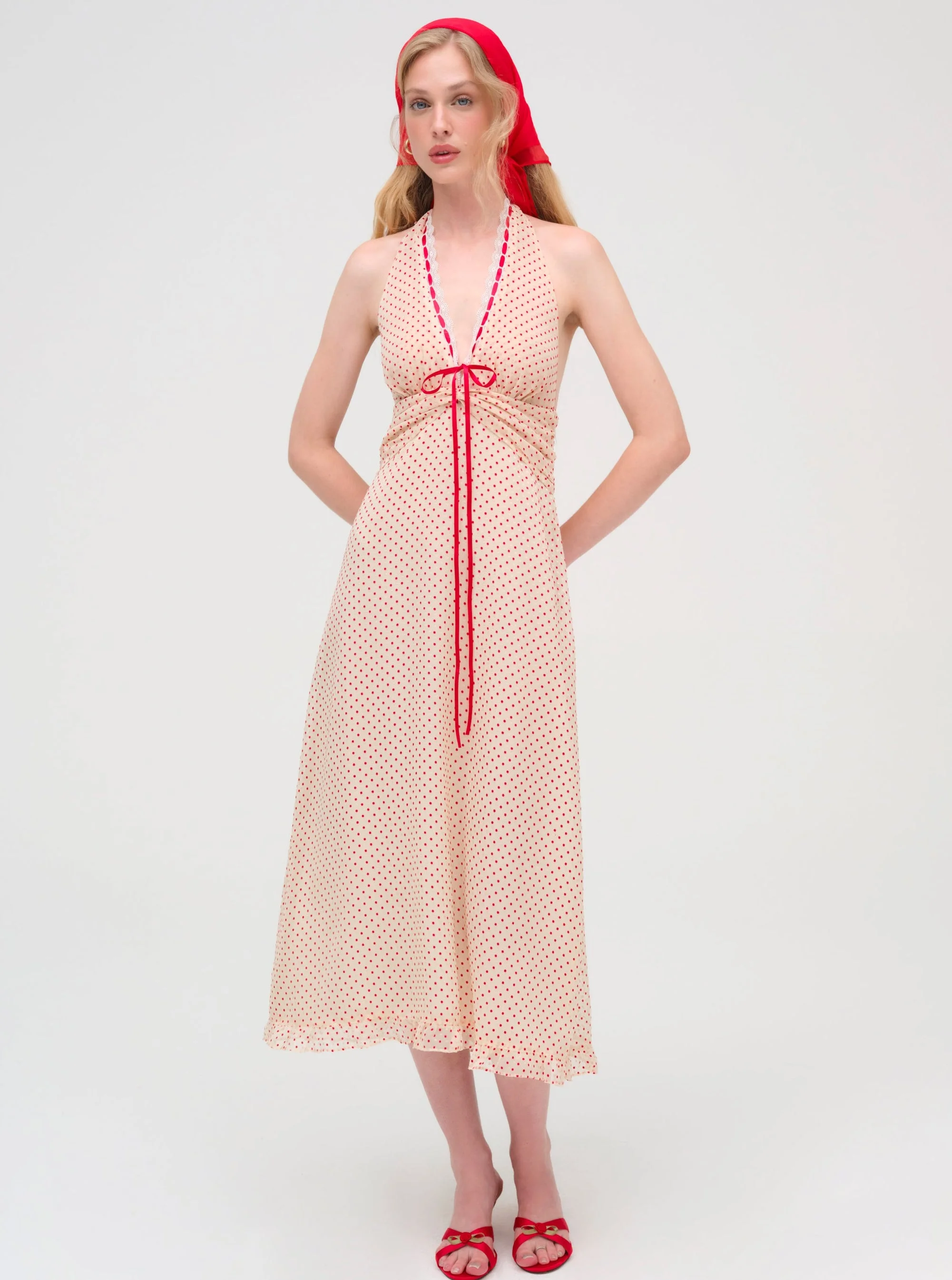 Love Dot Midi Dress - 1