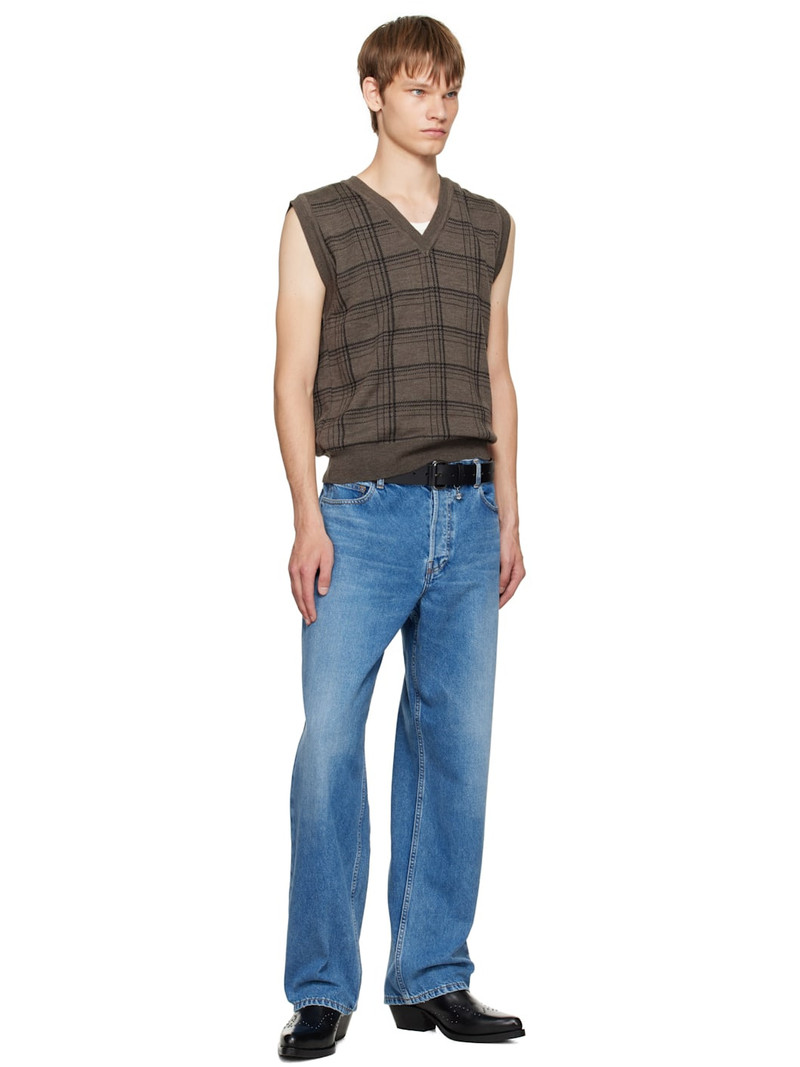 Vivienne Westwood Black Wide Alex Charm Belt outlook