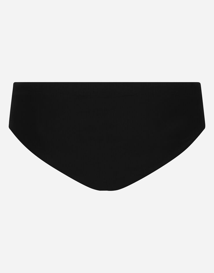 Swim briefs with high-cut leg and branded band - 2