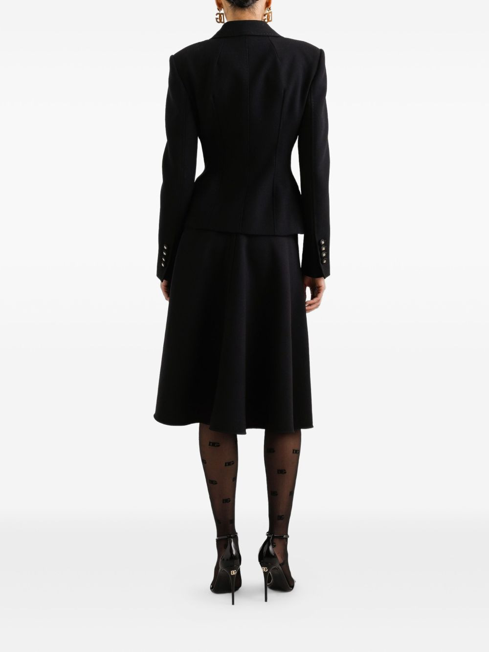 double-breasted tailored blazer - 3