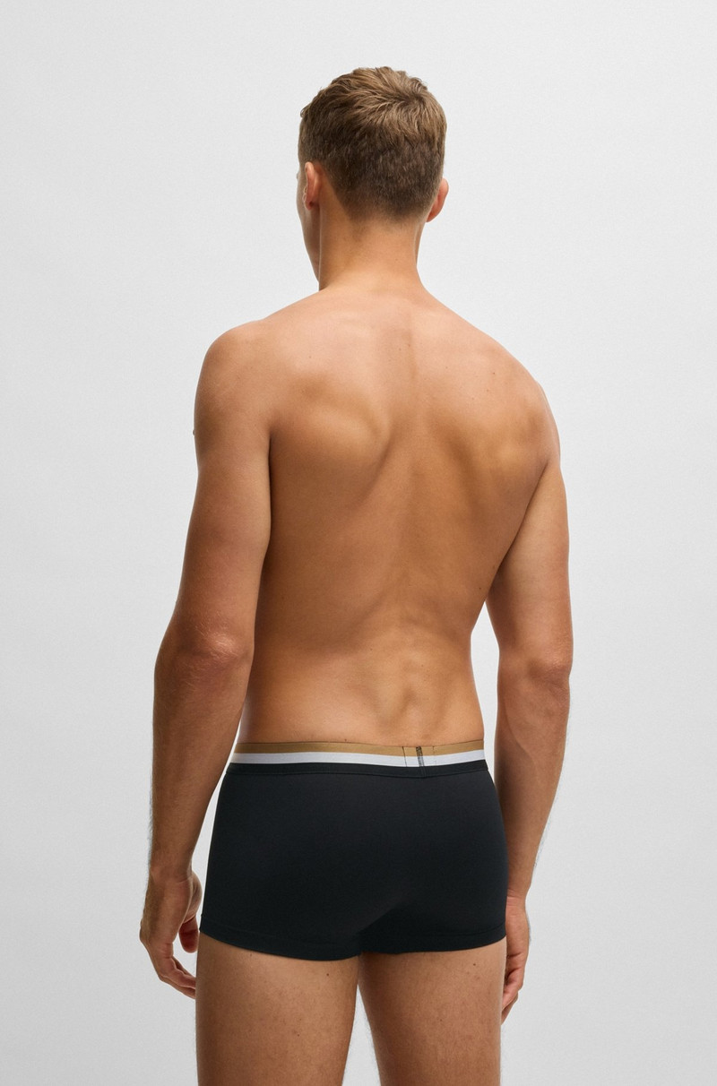BOSS THREE-PACK OF TRUNKS WITH SIGNATURE WAISTBANDS outlook