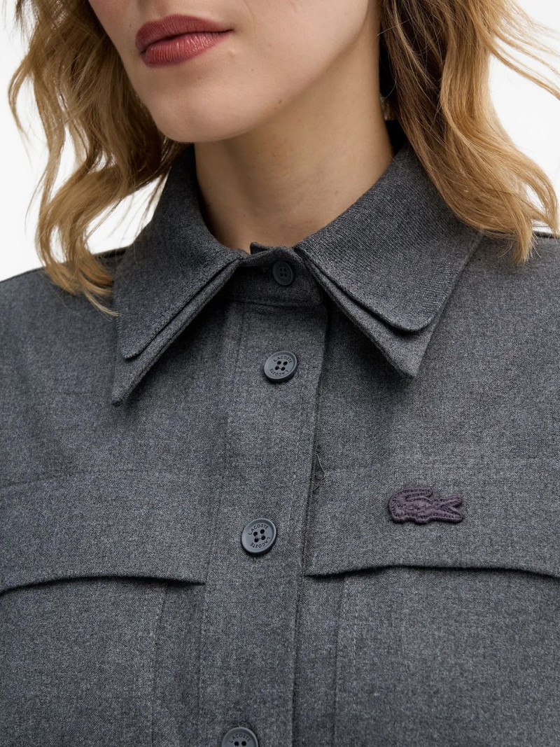 button front pocket midi dress 4
