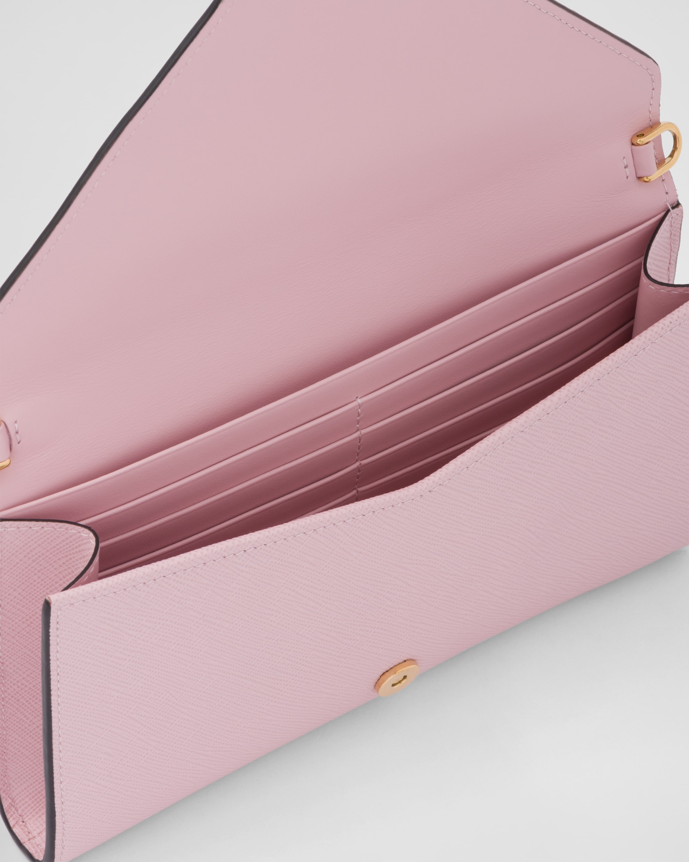 Saffiano leather envelope clutch - 5