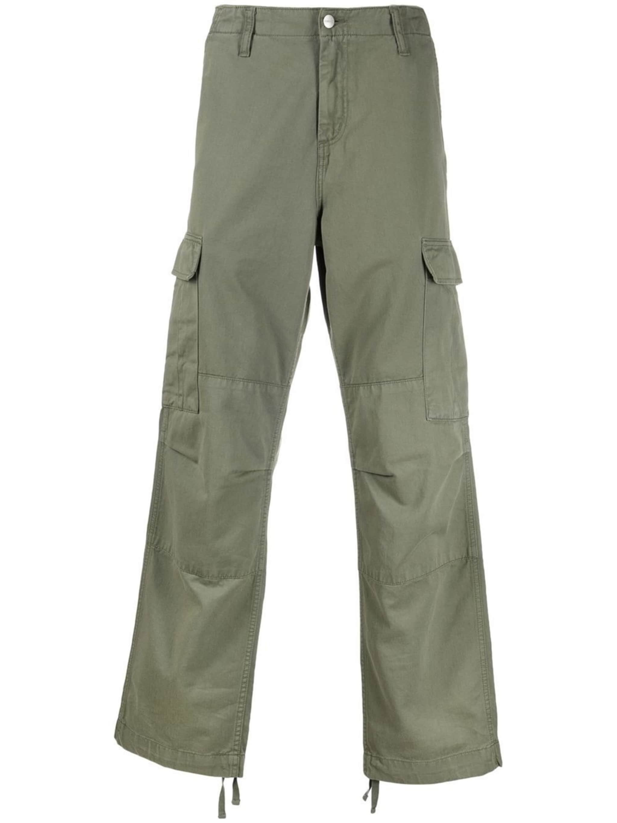 straight-leg cargo trousers - 1