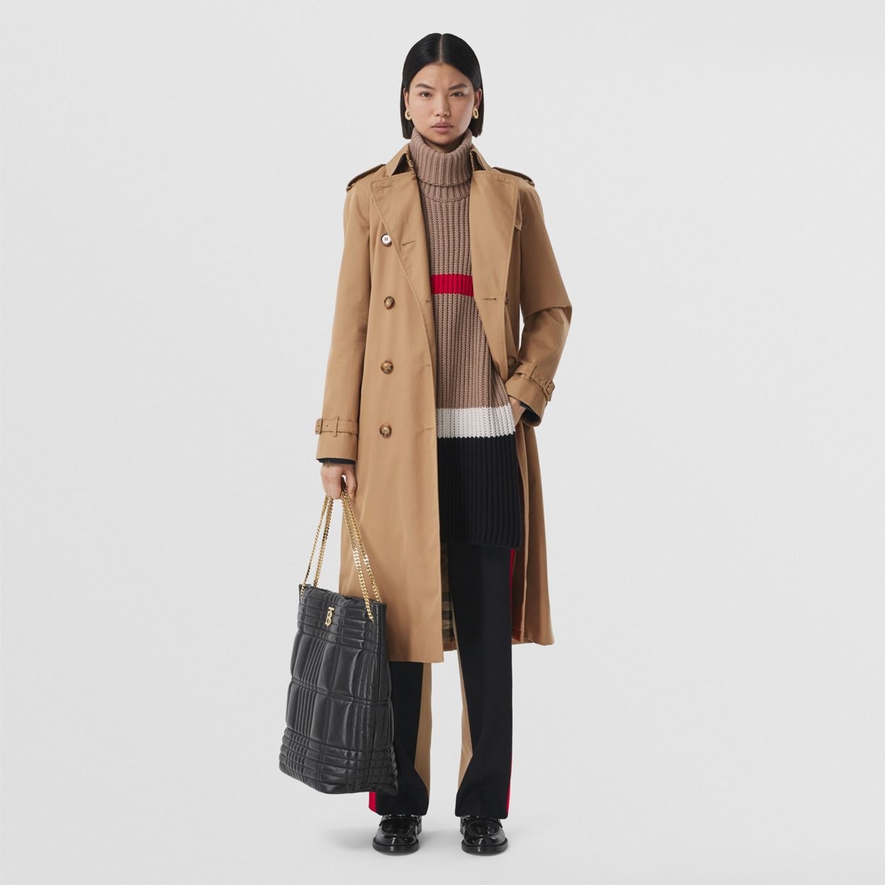 Cotton Gabardine Trench Coat - 2