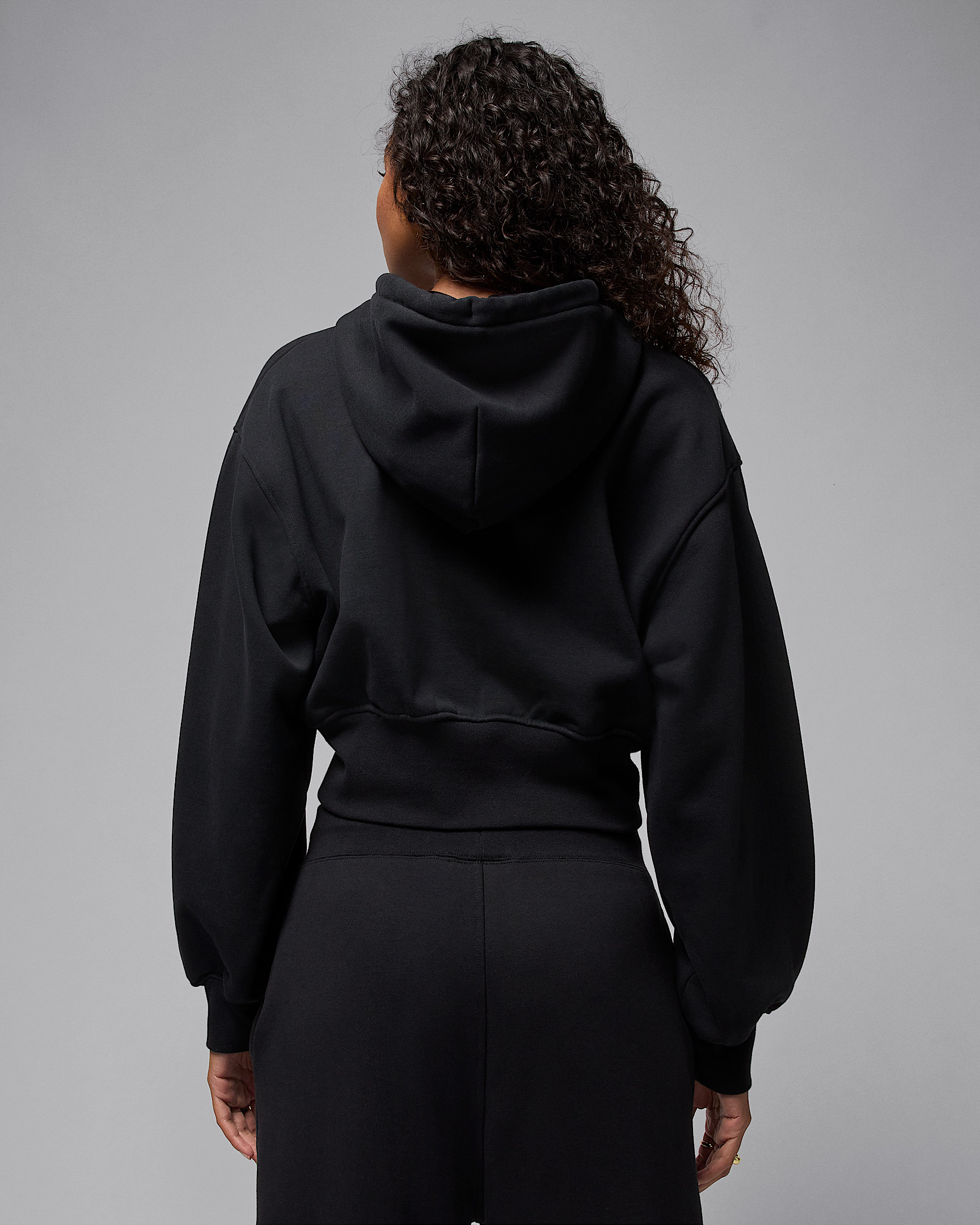 Jordan Flight Fleece Women's Cropped Satin-Lined Hoodie - 2