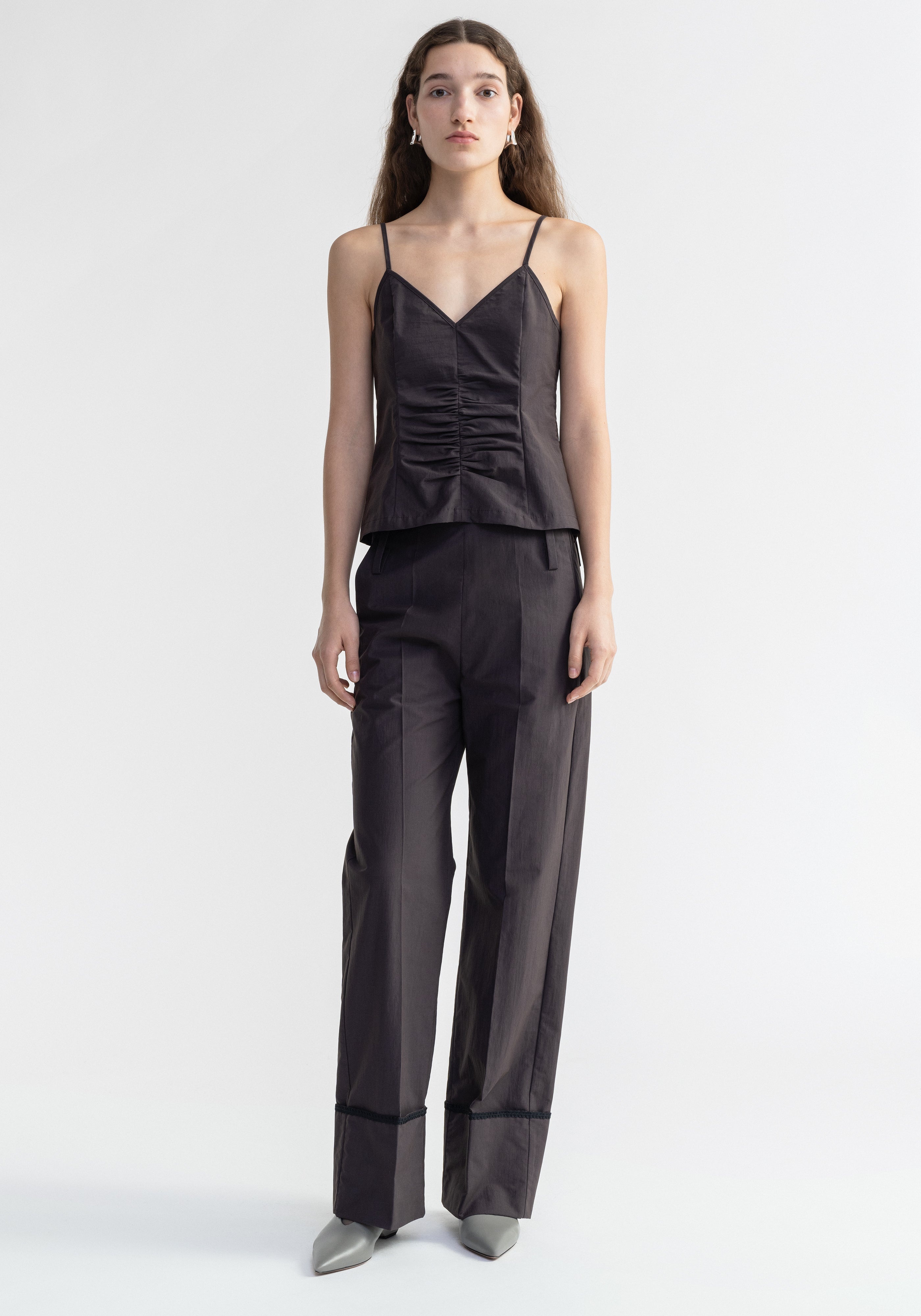 HENNY
Poplin ruched cami top - 3