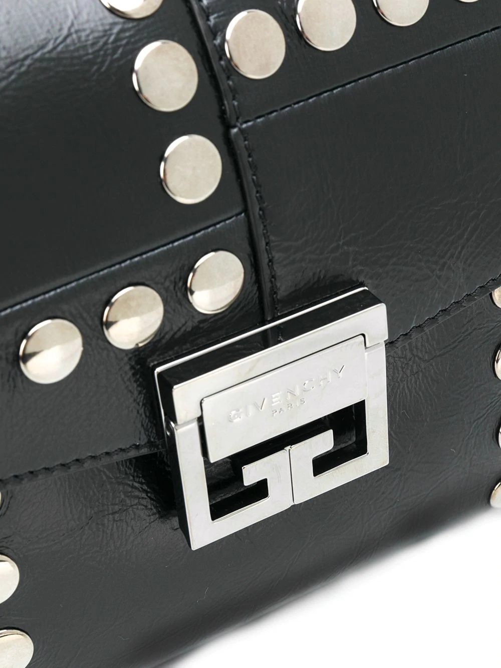 stud detailed 2G shoulder bag - 4